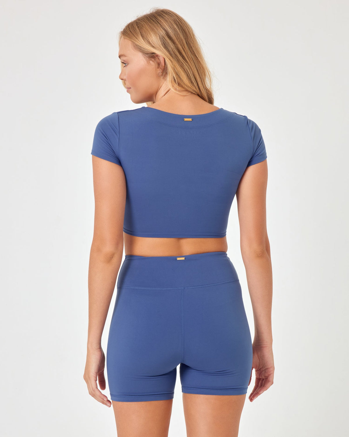 Warren Crop - True Blue True Blue | Model: Charlie (size: S)