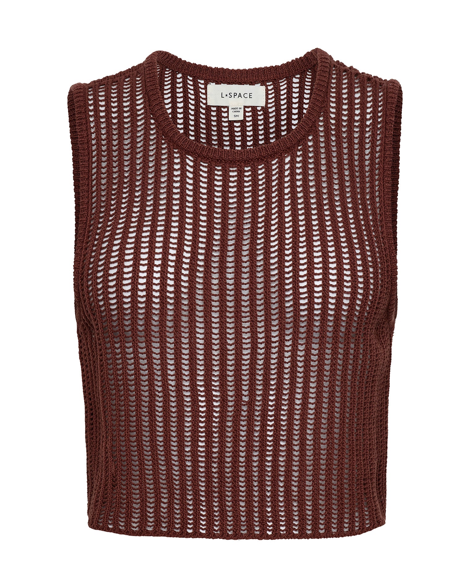Crochet Cropped Tank Top | LSPACE Sander Top