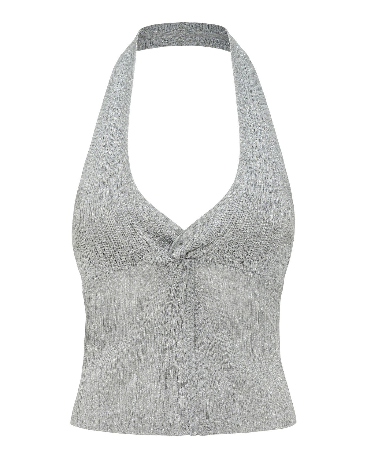Callie Halter - Metallic Silver Callie Halter - Metallic Silver