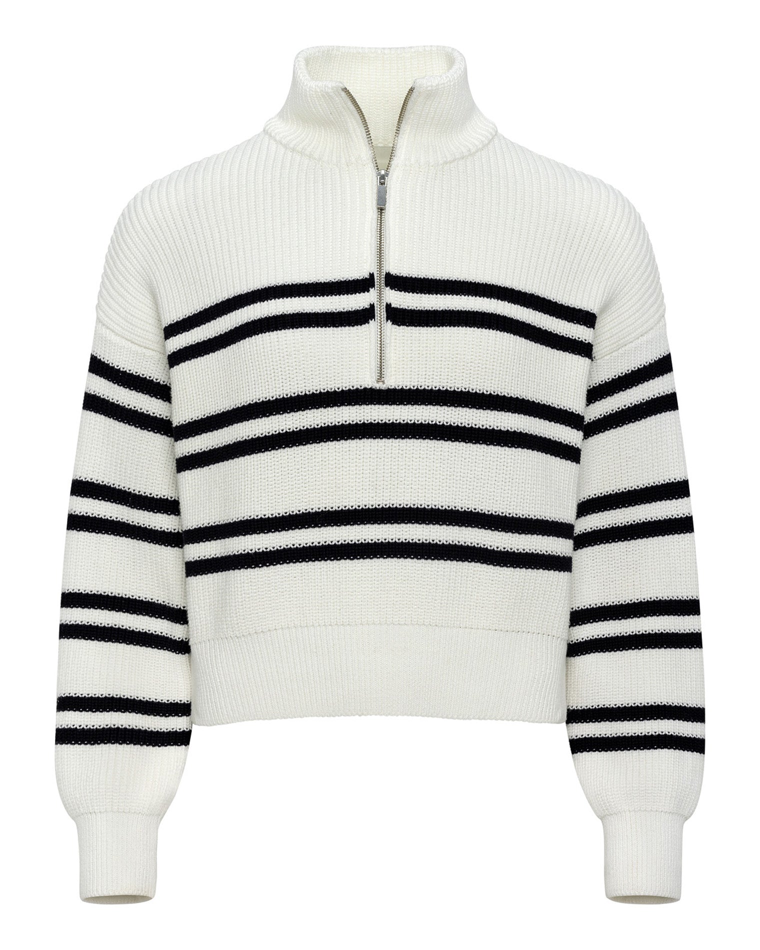 Ultra Stripe Sweater - Black White