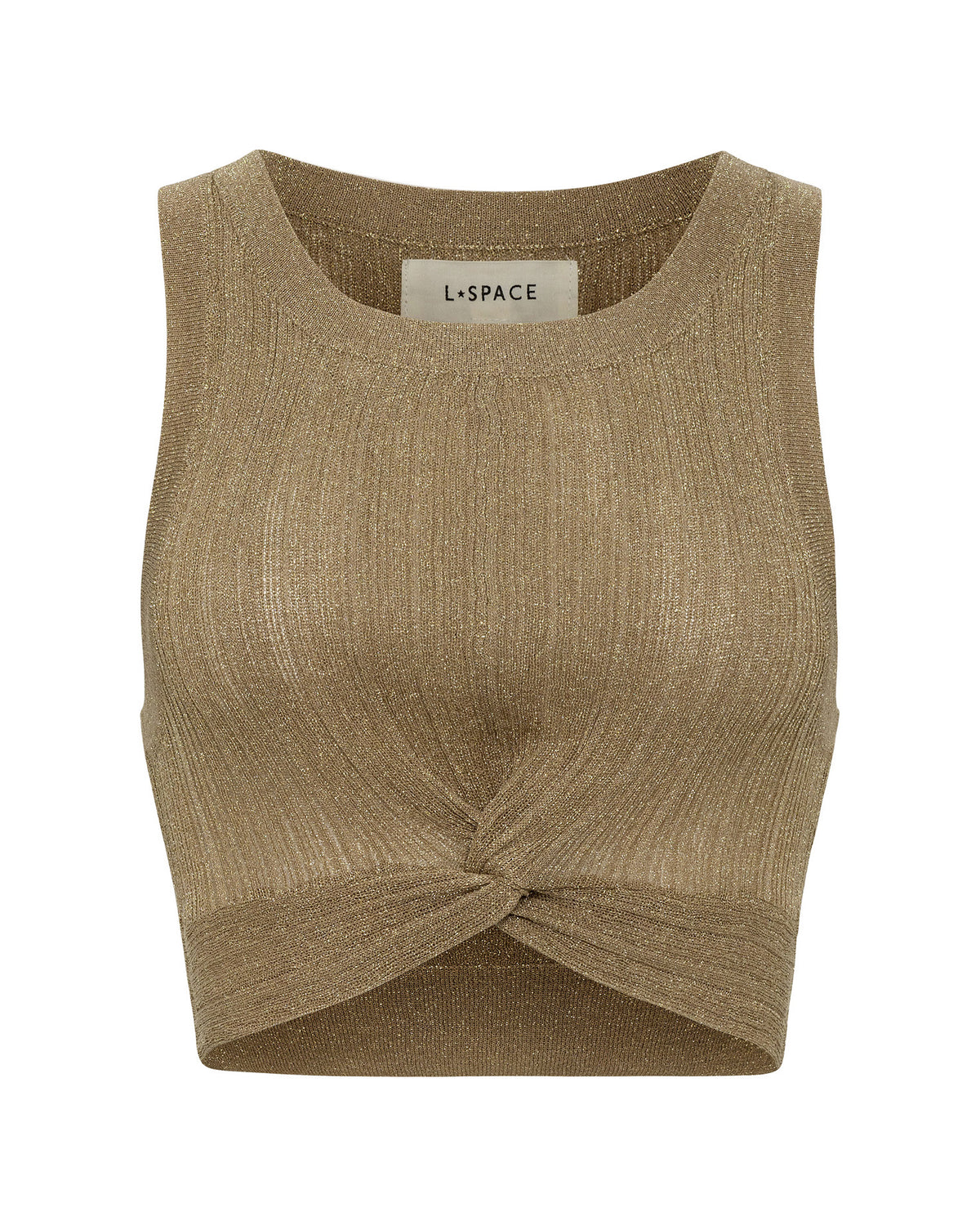 Heart Of Gold Tank - Metallic Gold Heart Of Gold Tank - Metallic Gold