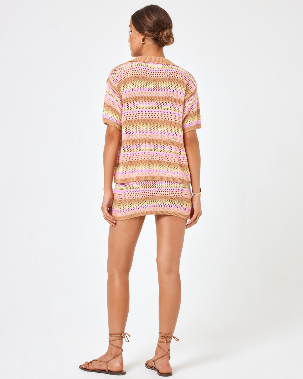 Buena Vista Top Buena Vista Stripe | Model: Anna (size: S)