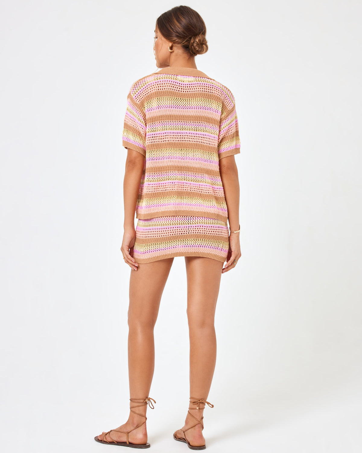 Buena Vista Top Buena Vista Stripe | Model: Anna (size: S)