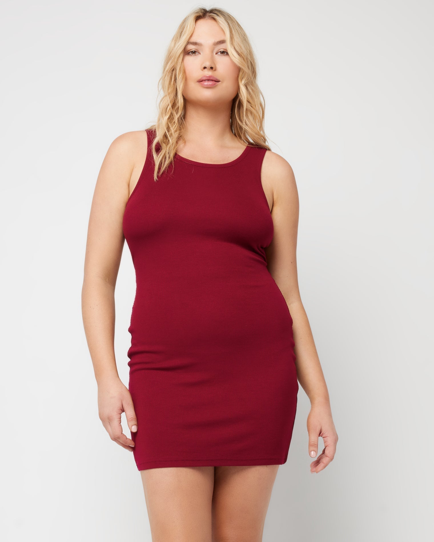 Ryan Dress - Cabernet Cabernet | Model: Sydney (size: XL)