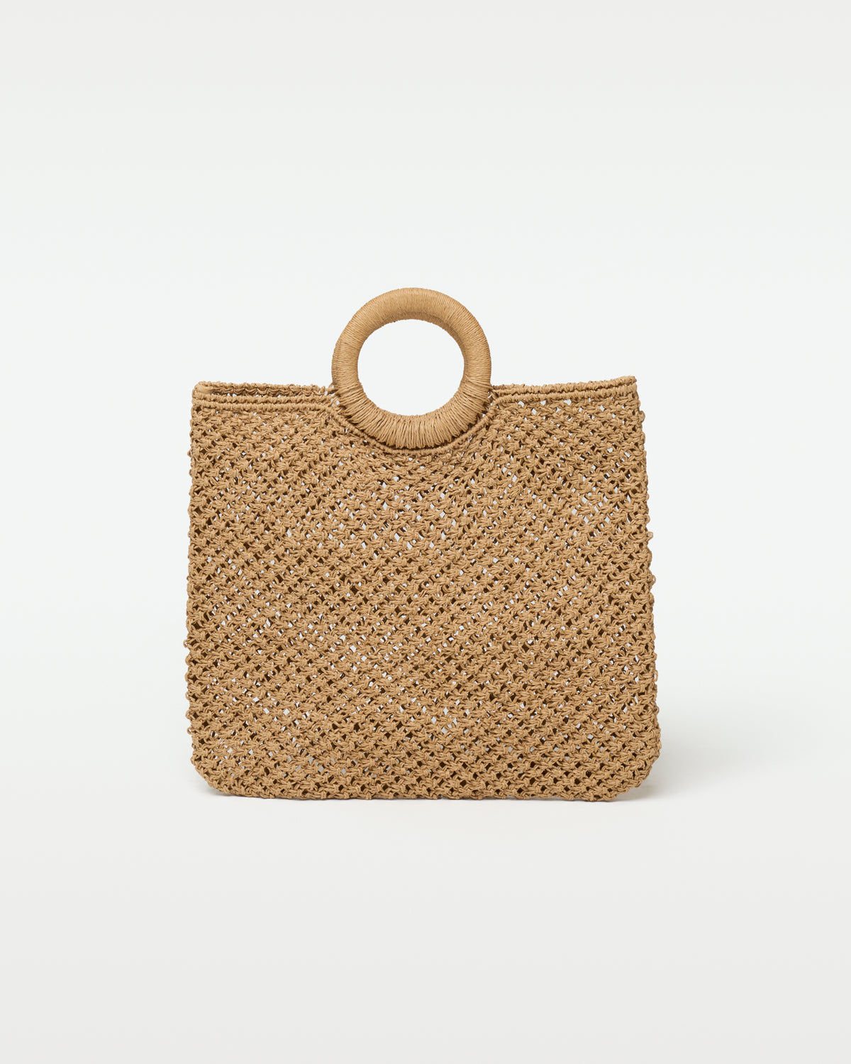 Bella Tote - Natural Natural | Badge:New Arrival_#B2AC88_#ffffff' Tan raffia tote bag