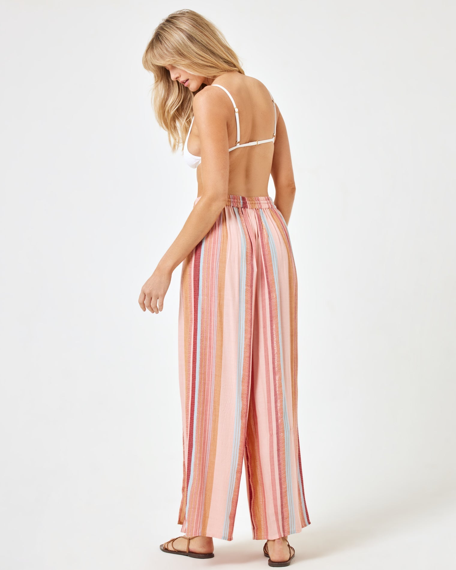 Striped Cali Pant Santa Monica Stripe | Model: Lura (size: S)