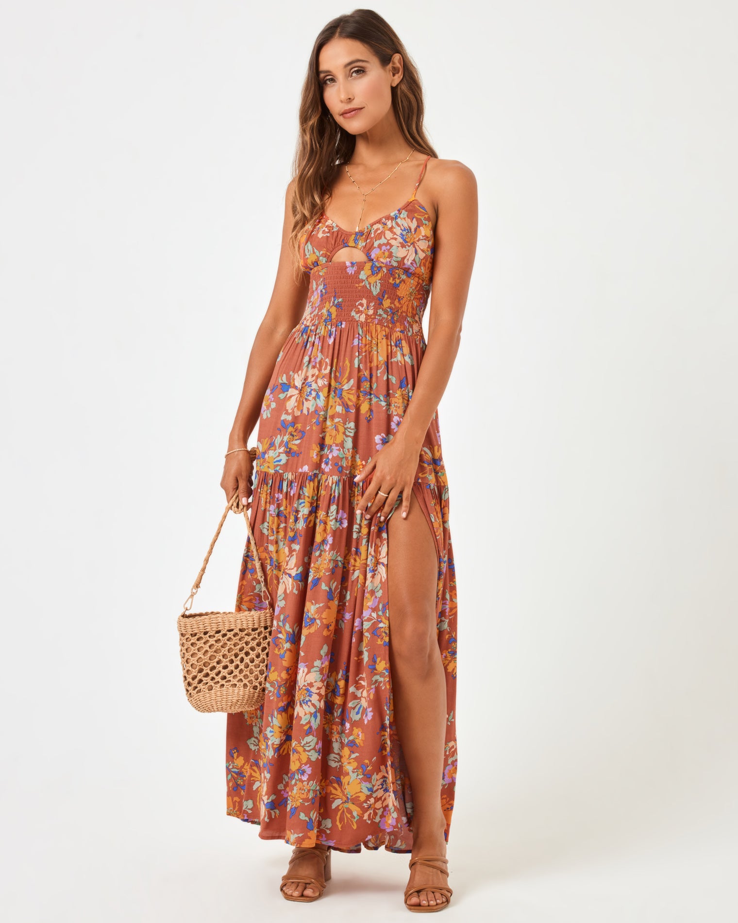Printed Calla Dress - First Bloom First Bloom | Model: Taylor (size: S) | Hover