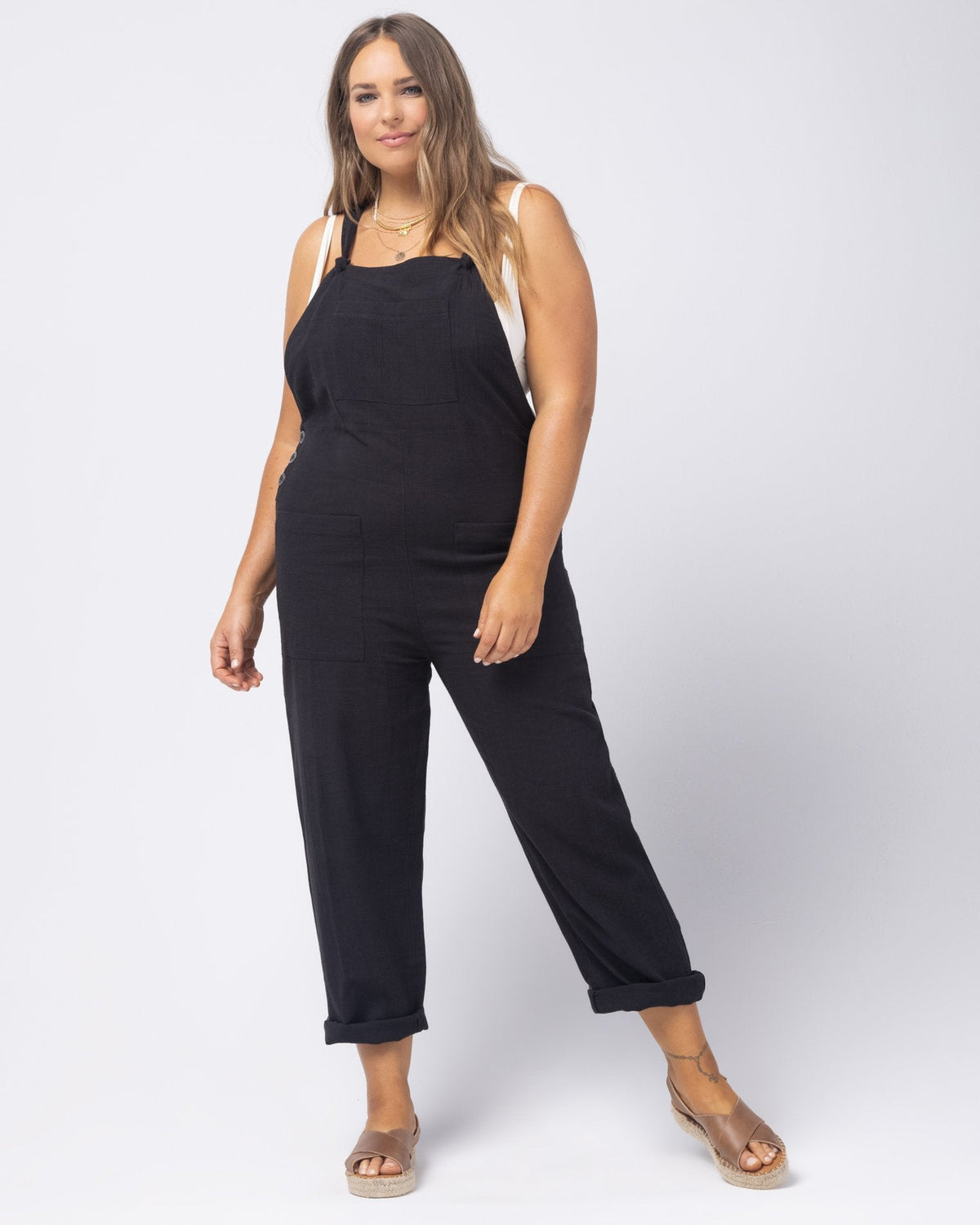 Cali Girl Jumper - Black Black | Model: Ali (size: XL)