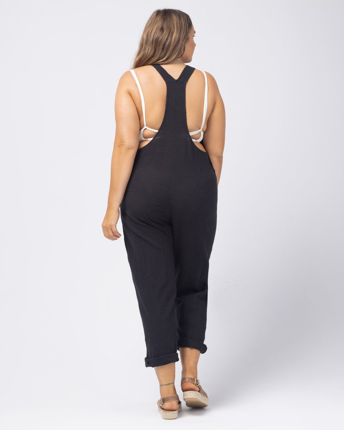Cali Girl Jumper - Black Black | Model: Ali (size: XL)