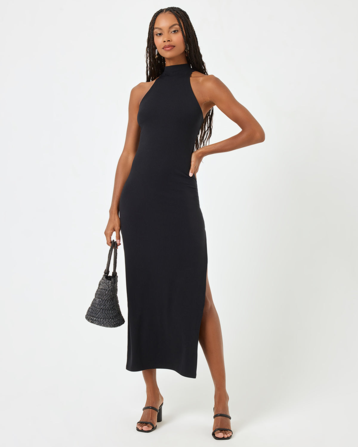 Cherie Dress - Black Black | Model: Taelor (size: S)