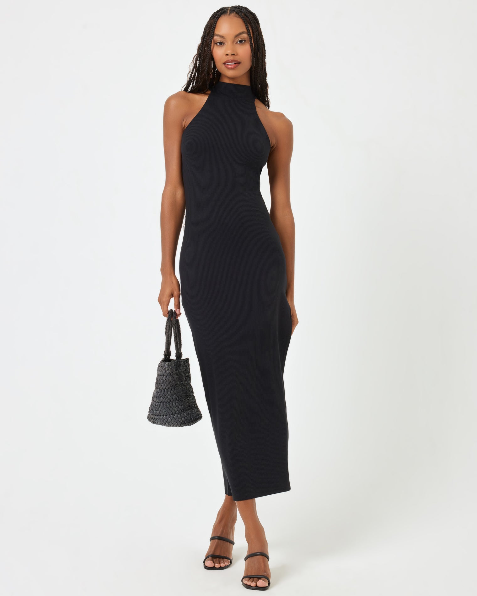 Cherie Dress - Black Black | Model: Taelor (size: S)