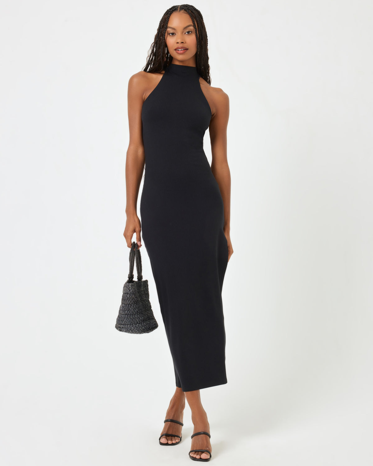 Cherie Dress - Black Black | Model: Taelor (size: S)