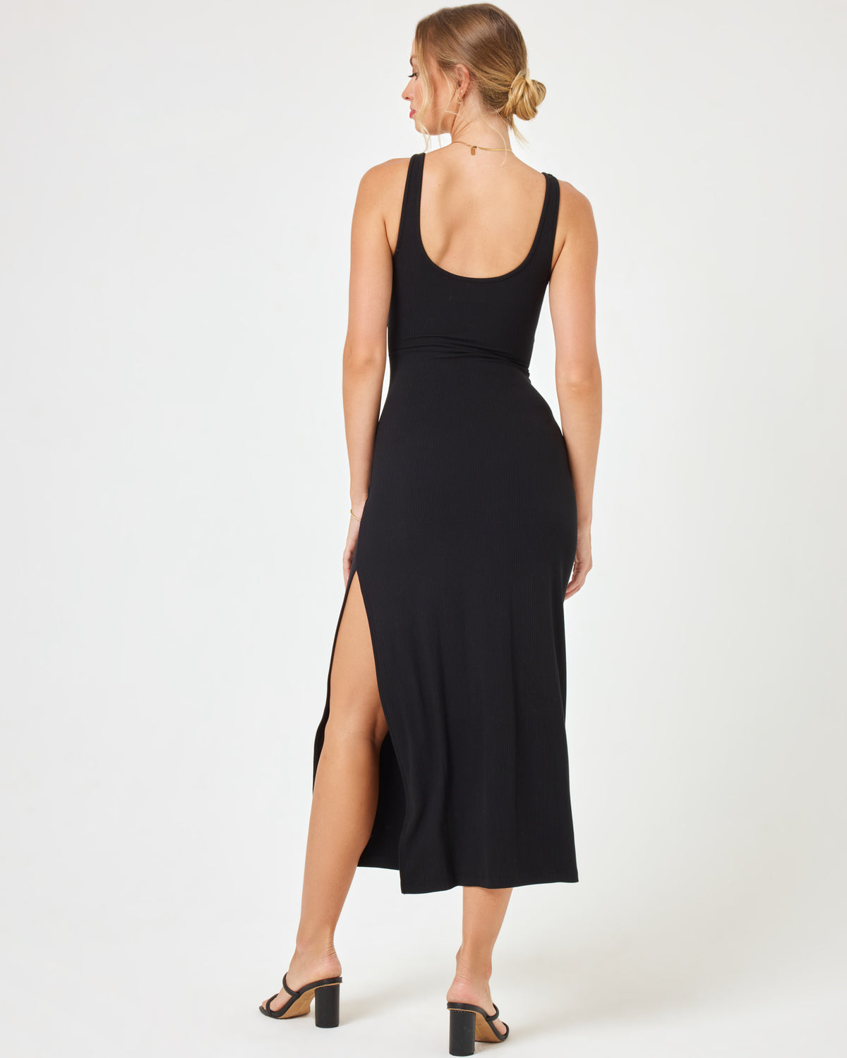 Camille Dress - Black Black | Model: Taylor (size: S)
