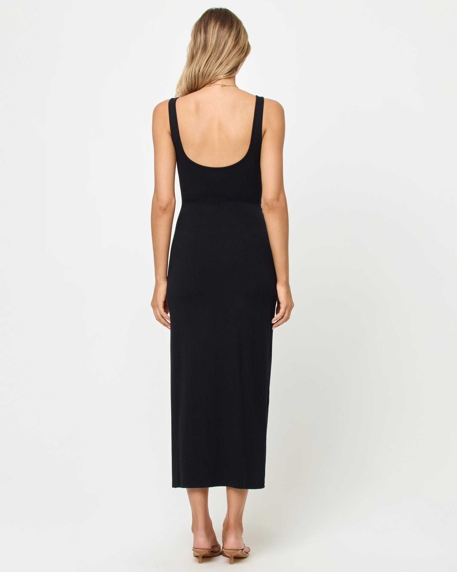 Midi Sleeveless Black Dress Midi Sleeveless Black Dress