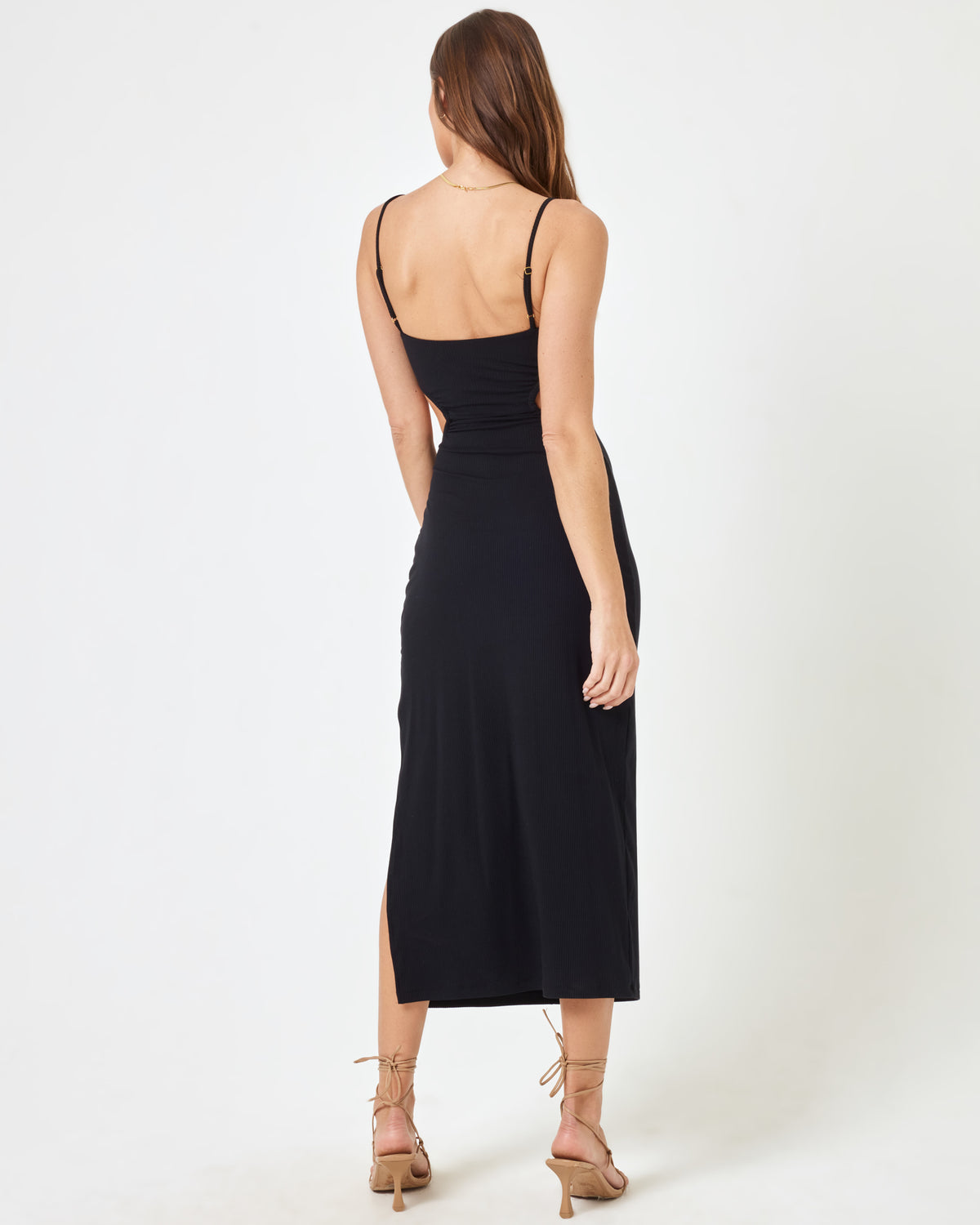 lspace cameron midi dress LSPACE Cameron Dress in Black