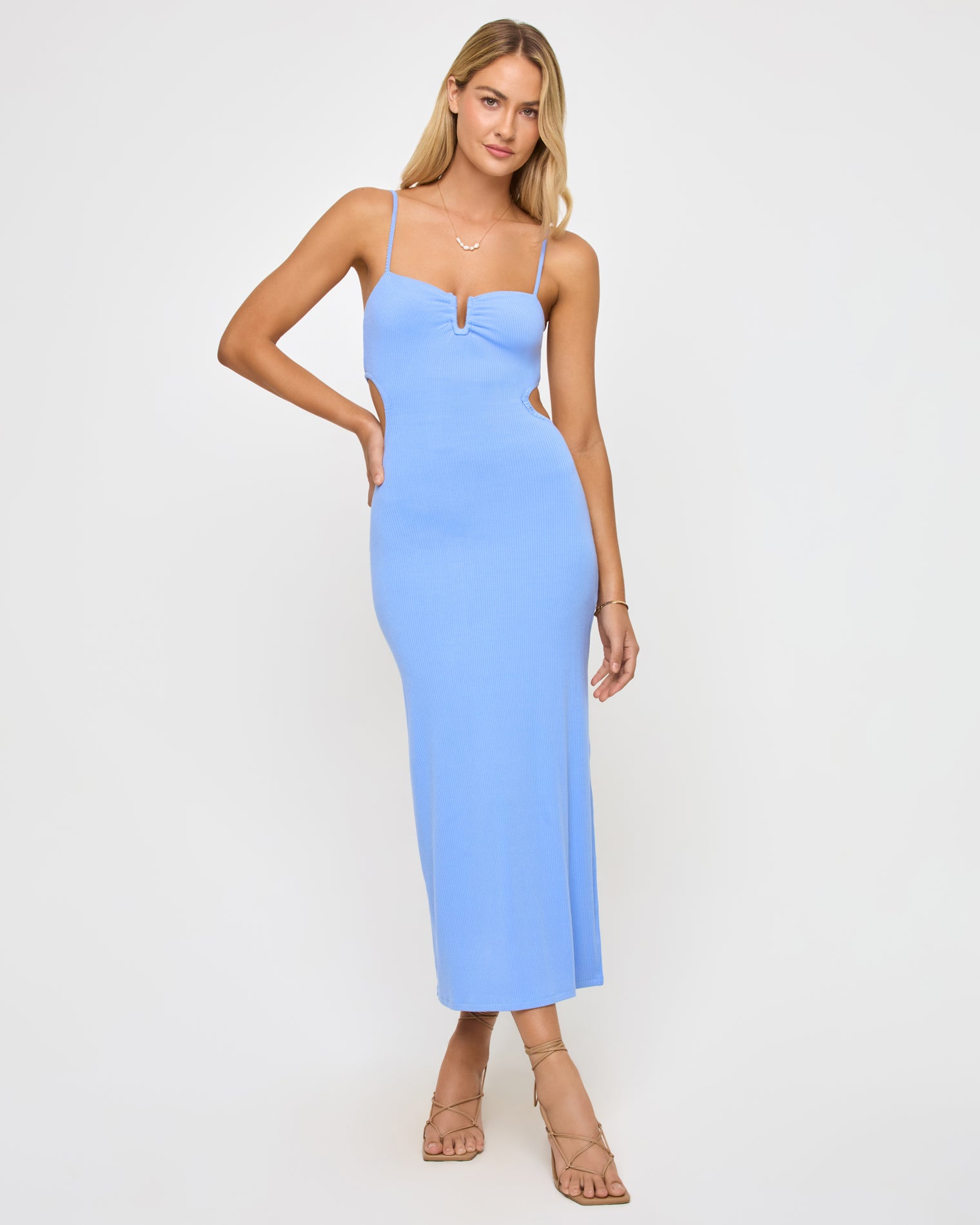Cameron Dress - Peri Blue Peri Blue | Badge:New Arrival_#B2AC88_#ffffff'