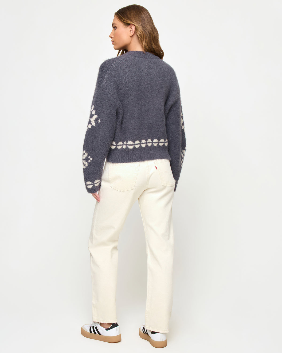 Cosmos Sweater - Snowy Mile Fair Isle Cosmos Sweater - Snowy Mile Fair Isle