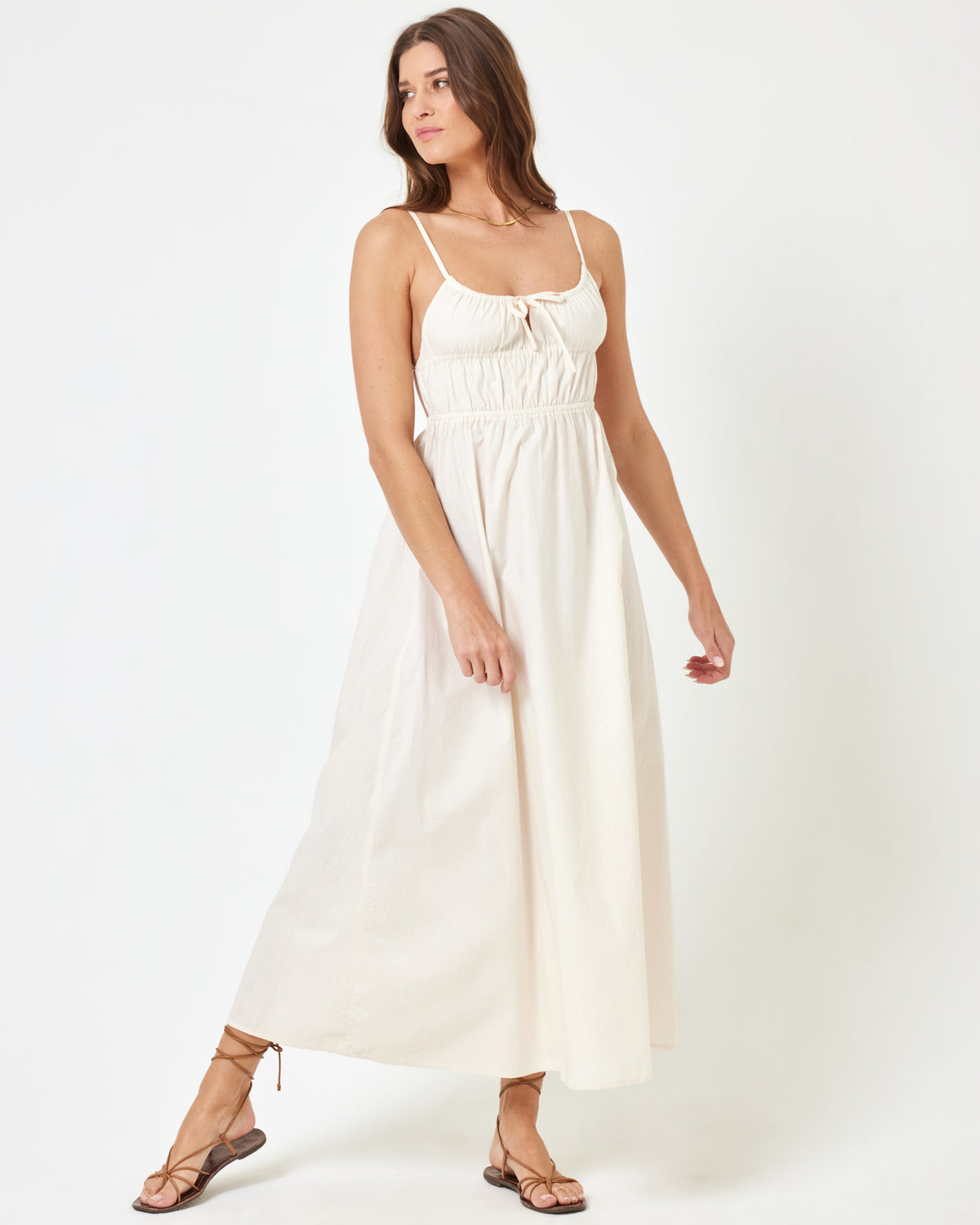 Cordova Dress - Tapioca Tapioca | Model: Maitlynn (size: S) | Hover