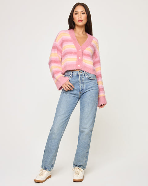 LSPACE Daybreak Cardigan - Daybreak Stripe