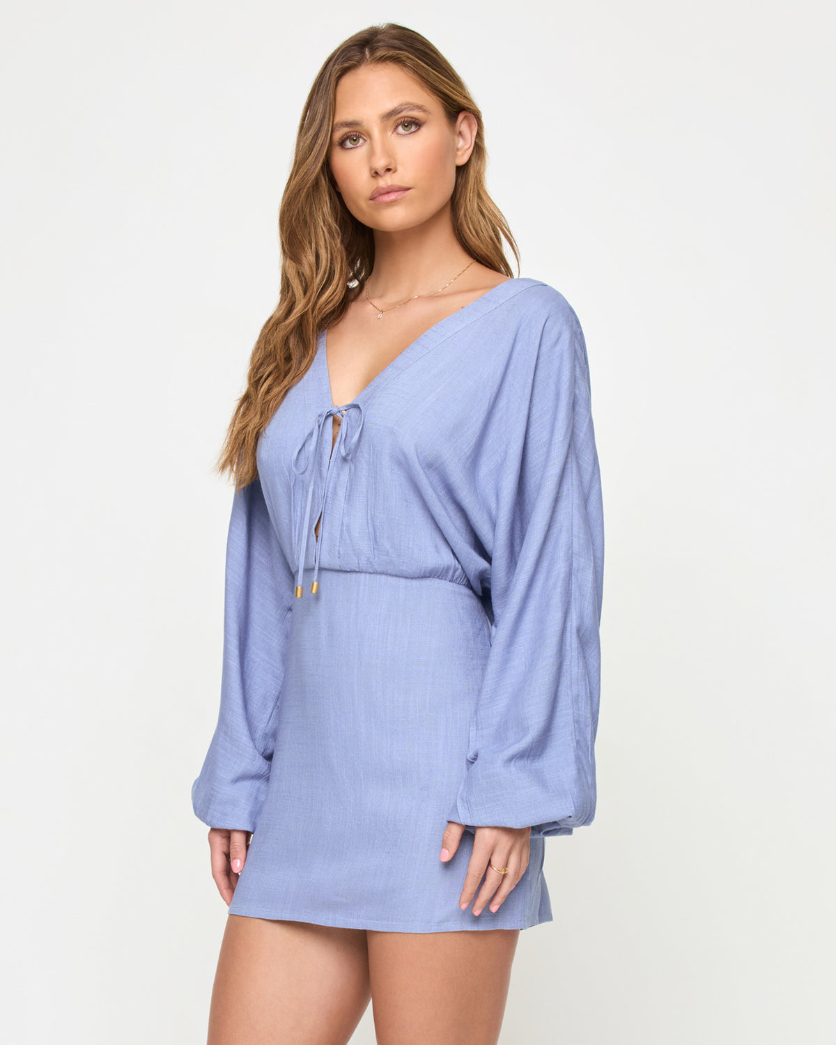 Deia Mini Dress - Chambray Deia Mini Dress - Chambray
