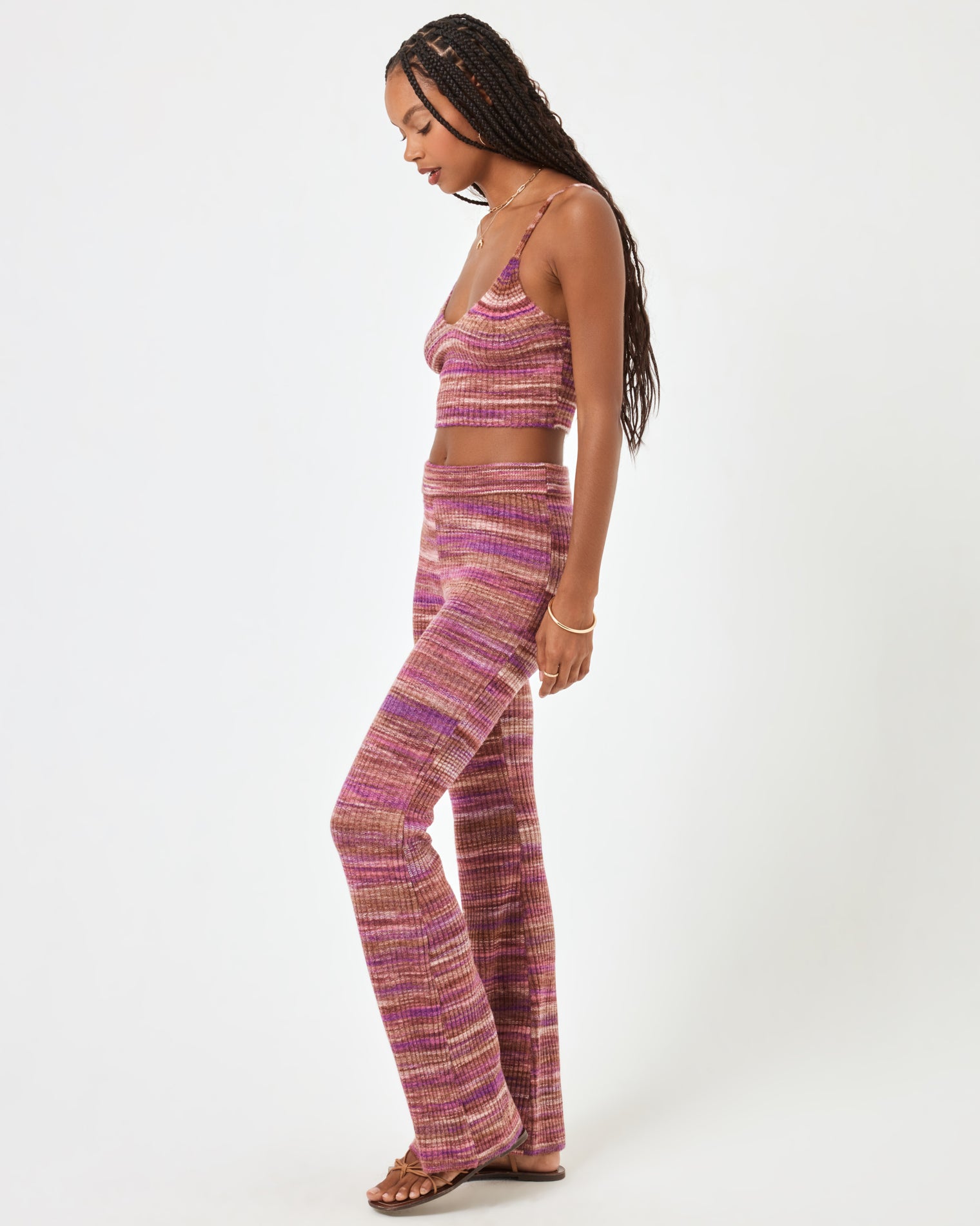 Demi Pant - Sundown Space Dye Sundown Space Dye | Model: Taelor (size: S)