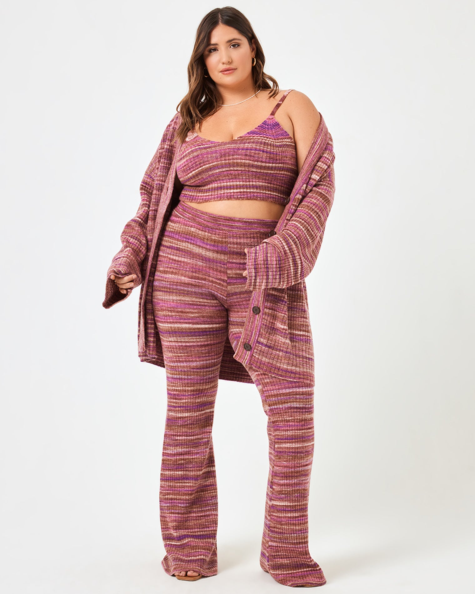 Demi Pant - Sundown Space Dye Sundown Space Dye | Model: Jessica (size: XL)