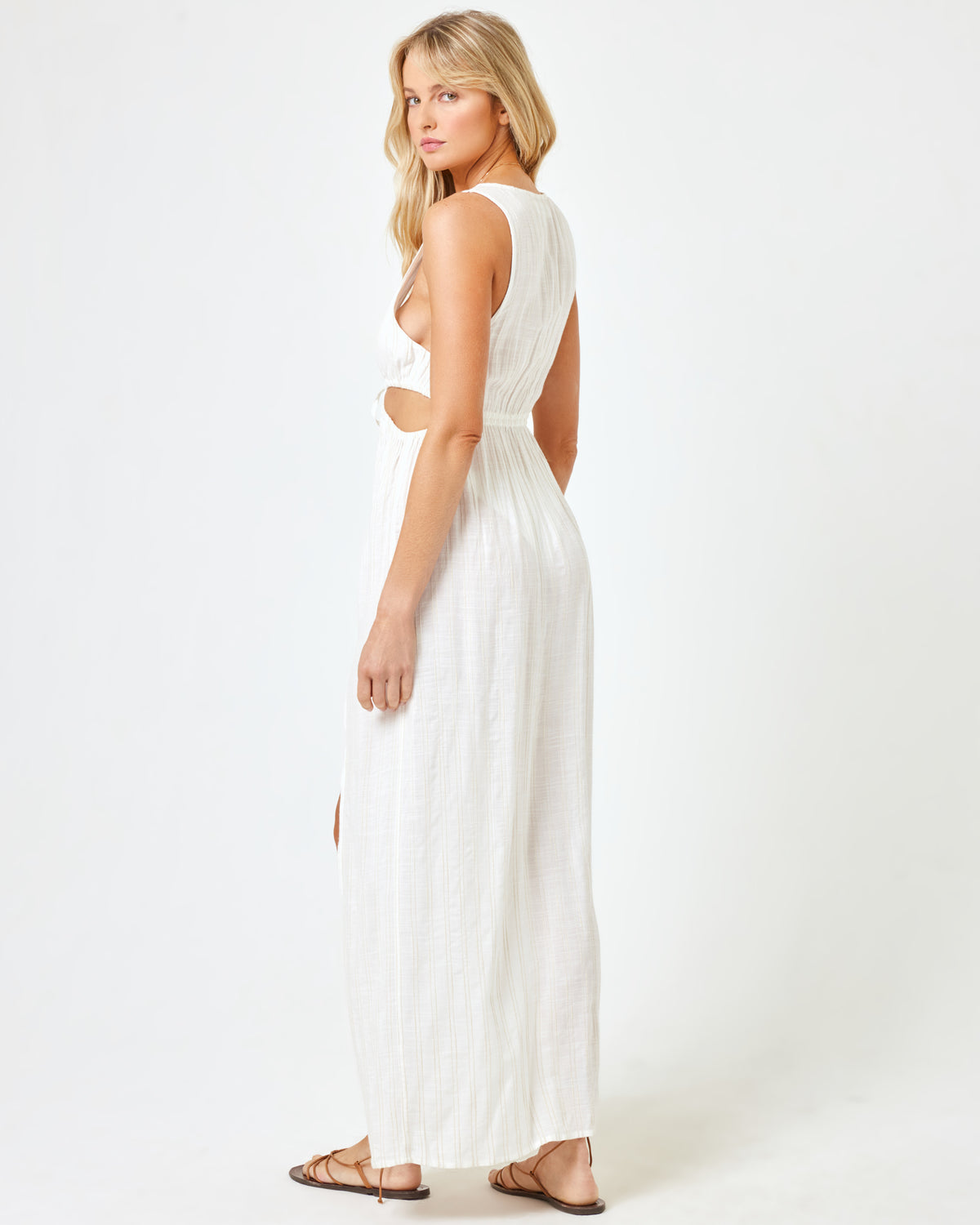 Donna Cover-Up - Cream Cream | Model: Lura (size: S)