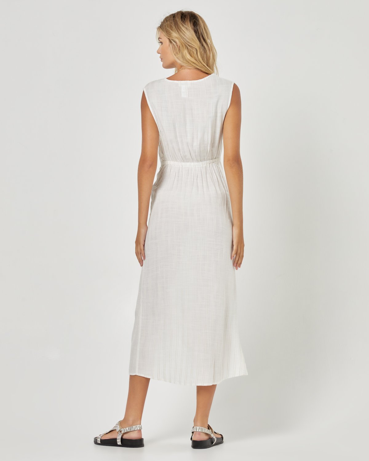Down The Line Cover-Up - Cream Cream | Model: Stephanie (size: S)