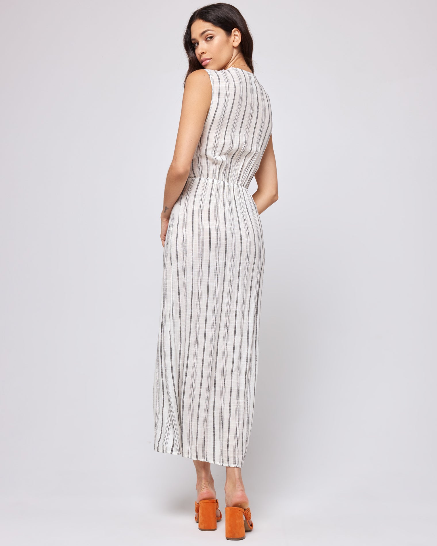 Down The Line Cover-Up - Summer Nights Stripe Summer Nights Stripe | Model: Julianna (size: S)