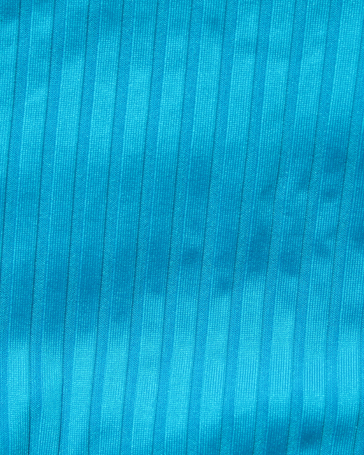 Dolce Bikini Bottom - Electric Blue Close-up of the electric blue eco ocean rib fabric.
