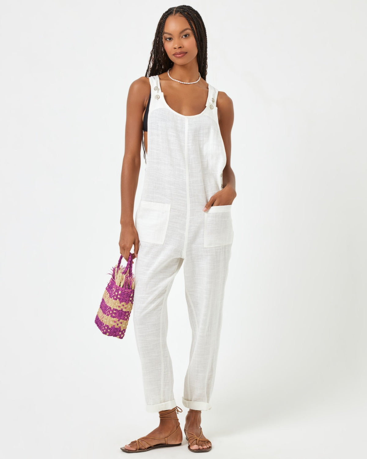 Freya Jumper - Cream Cream | Model: Taelor (size: S) | Hover