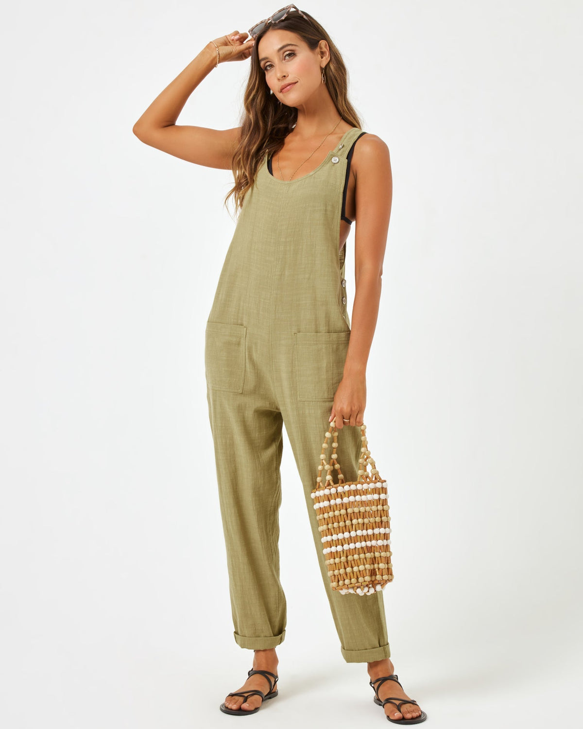 Freya Jumper - Willow Willow | Model: Anna (size: S) | Hover