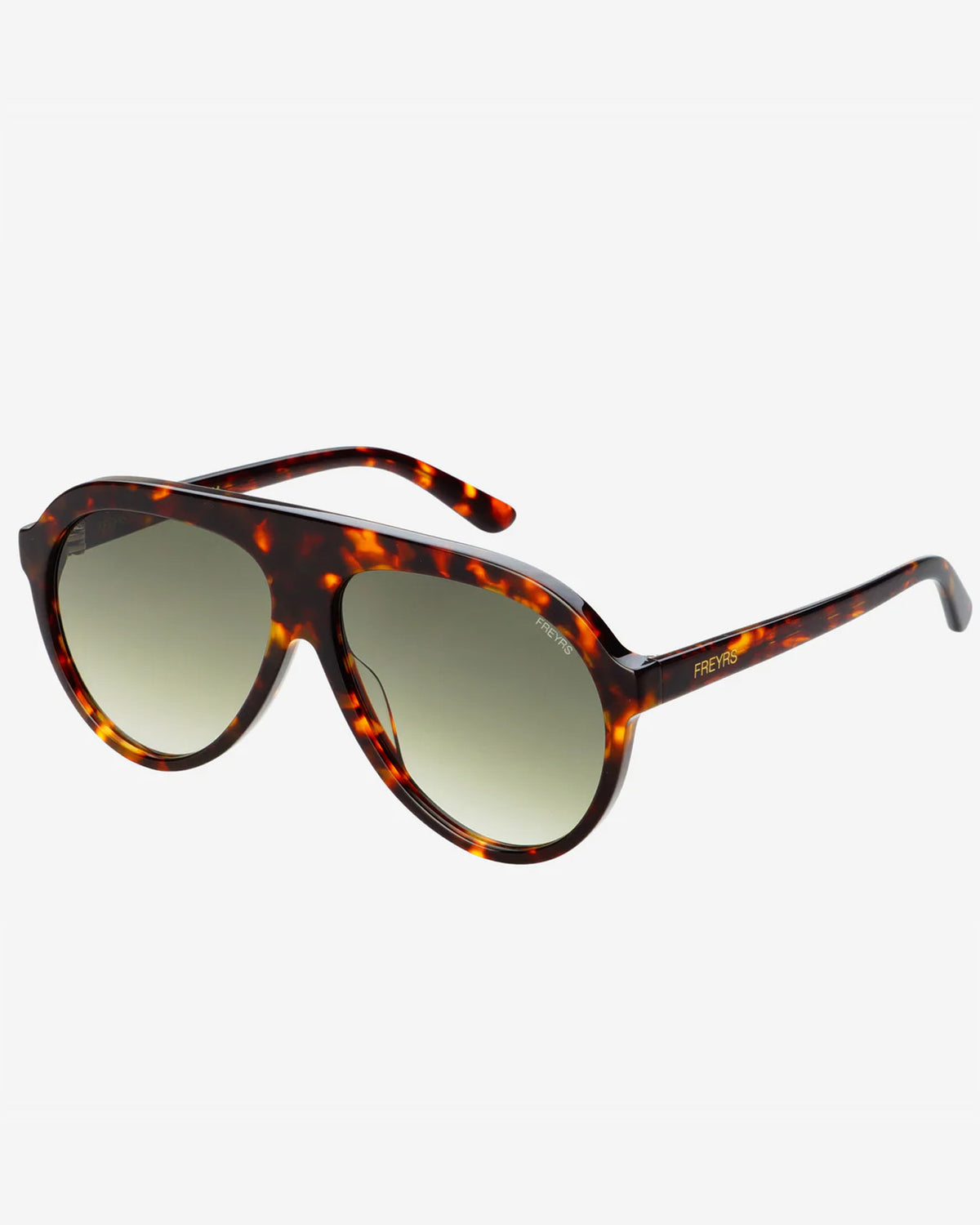 Freyr's Maxwell Sunglasses - Tortoise Side view of the Freyrs Maxwell Sunglasses in Tortoise showing the frame