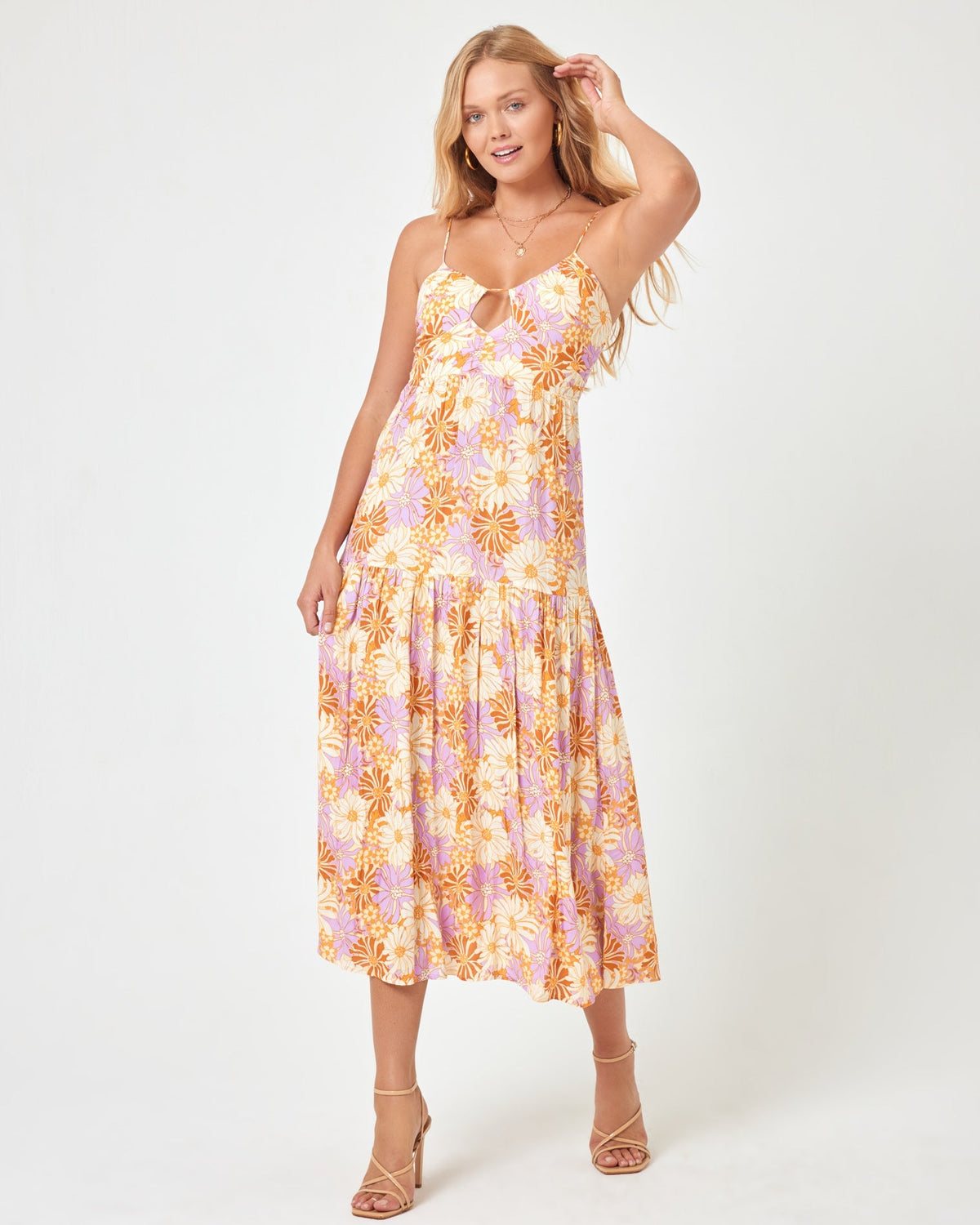 Gemma Dress - Wavy Daisy Wavy Daisy | Model: Charlie (size: S)