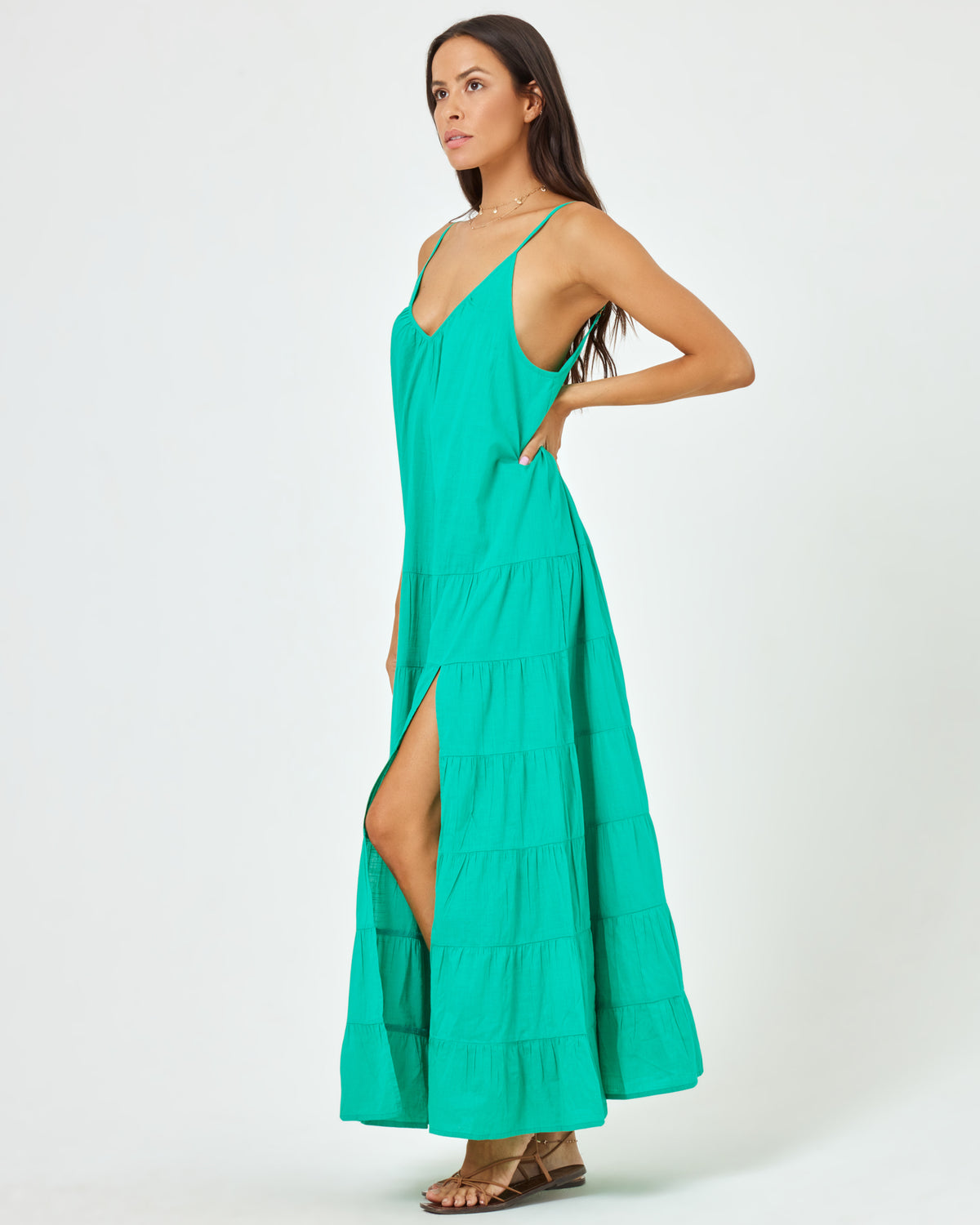 Goldie Cover-Up Dress - Jade Jade | Model: Emily (size: S)