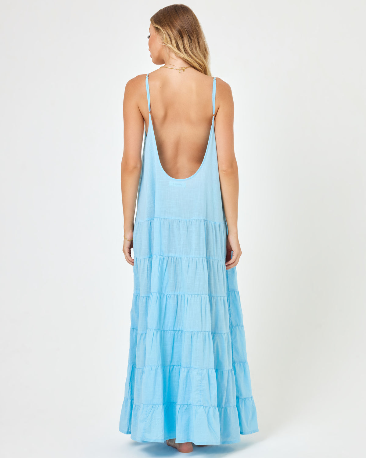 Goldie Cover-Up Dress - Sky Blue Sky Blue | Model: Taylor (size: S)