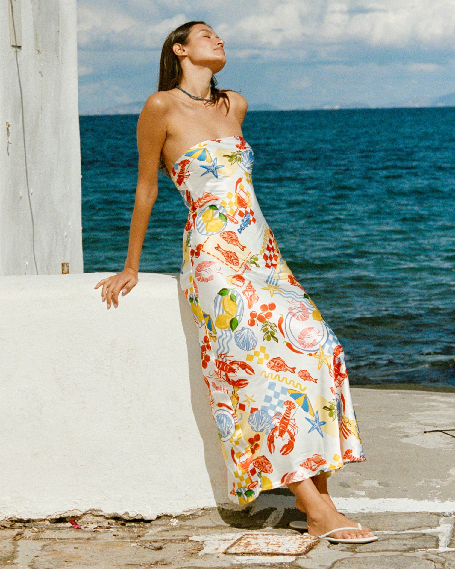 spring midi dress Charley Floral in Red this dress is perfect for brunch dates 90's Inspired Floral Midi Dress