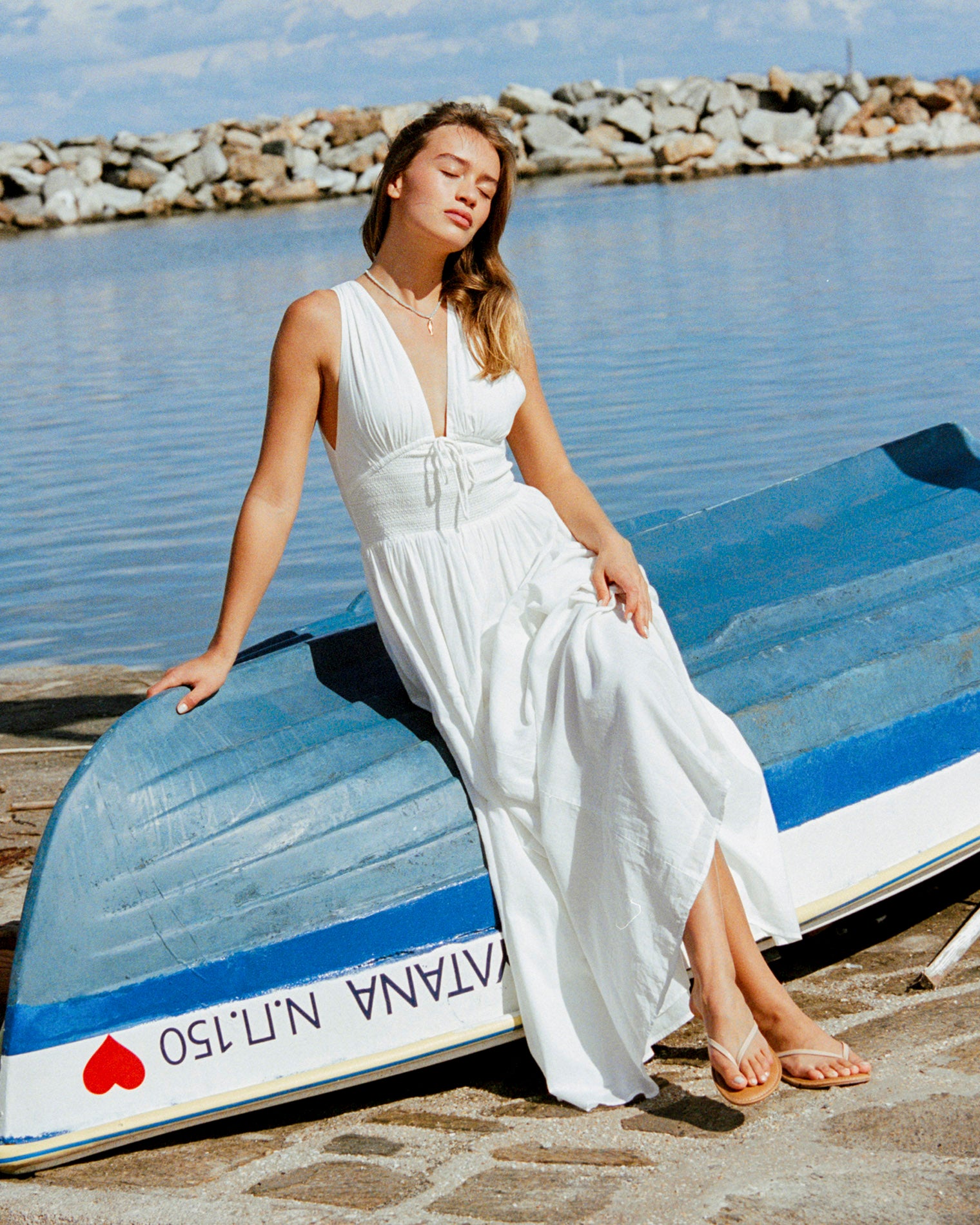 Emmaline Maxi Dress - Cream Cream | Badge:New Arrival_#B2AC88_#ffffff'
