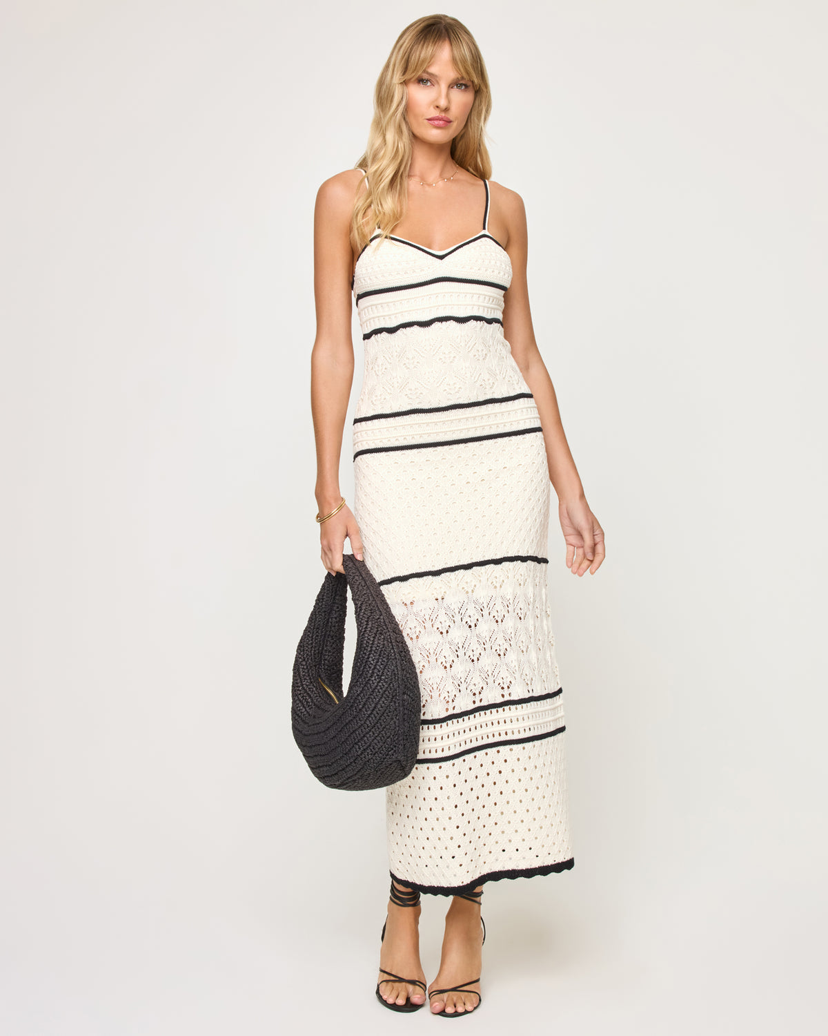 Isle Of Palms Dress - Cream-Black Isle Of Palms Dress - Cream-Black