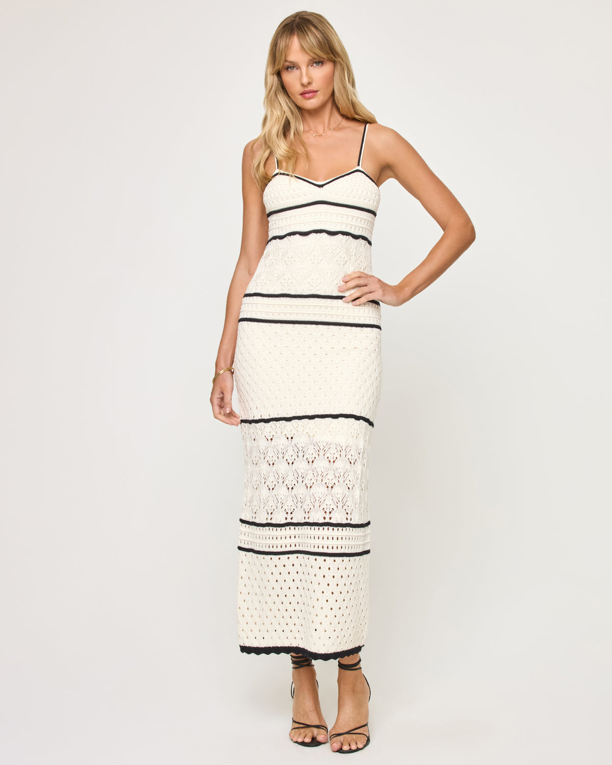 Isle Of Palms Dress - Cream-Black Isle Of Palms Dress - Cream-Black
