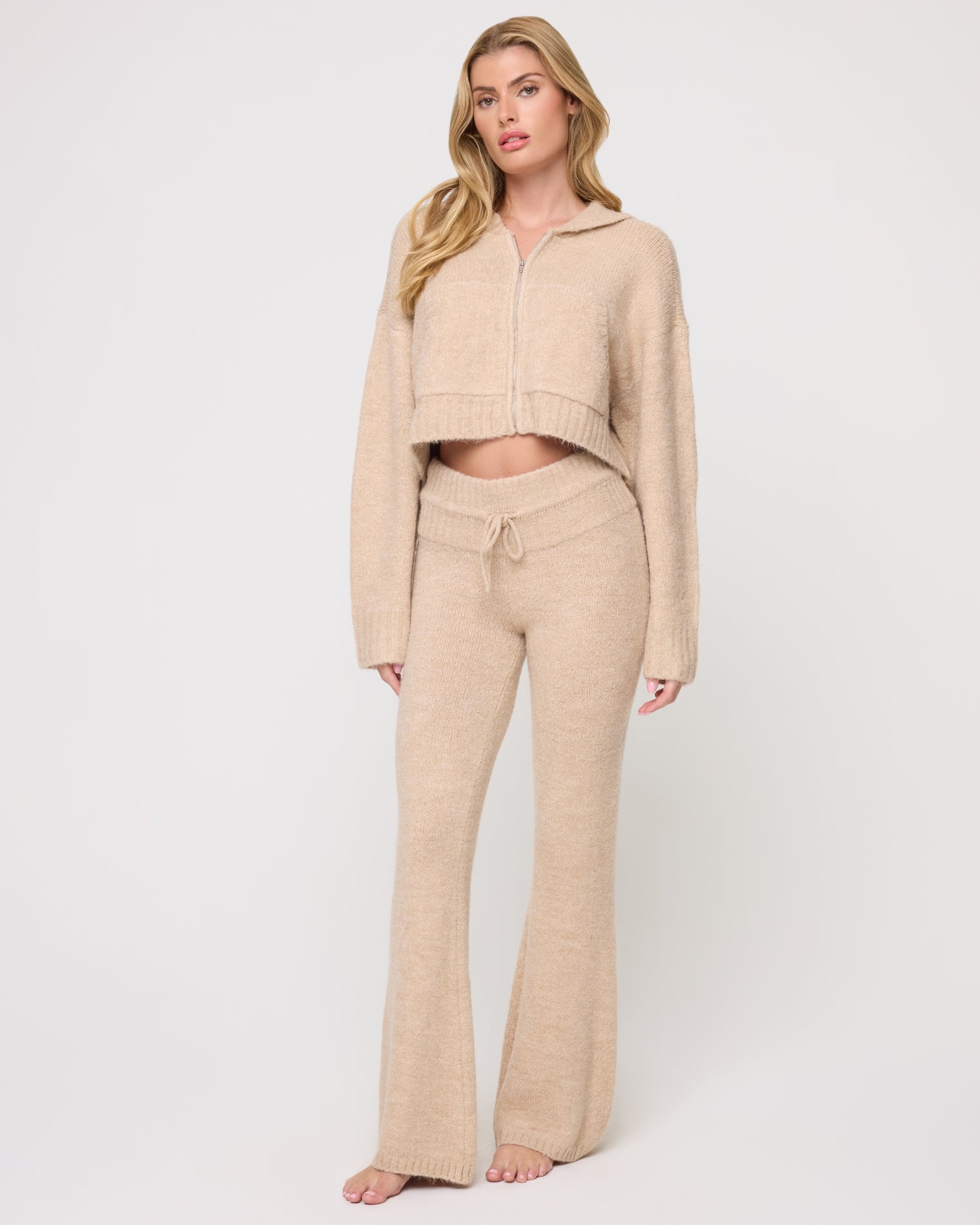 Jet Set Hoodie - Heather Oatmeal Jet Set Hoodie - Heather Oatmeal