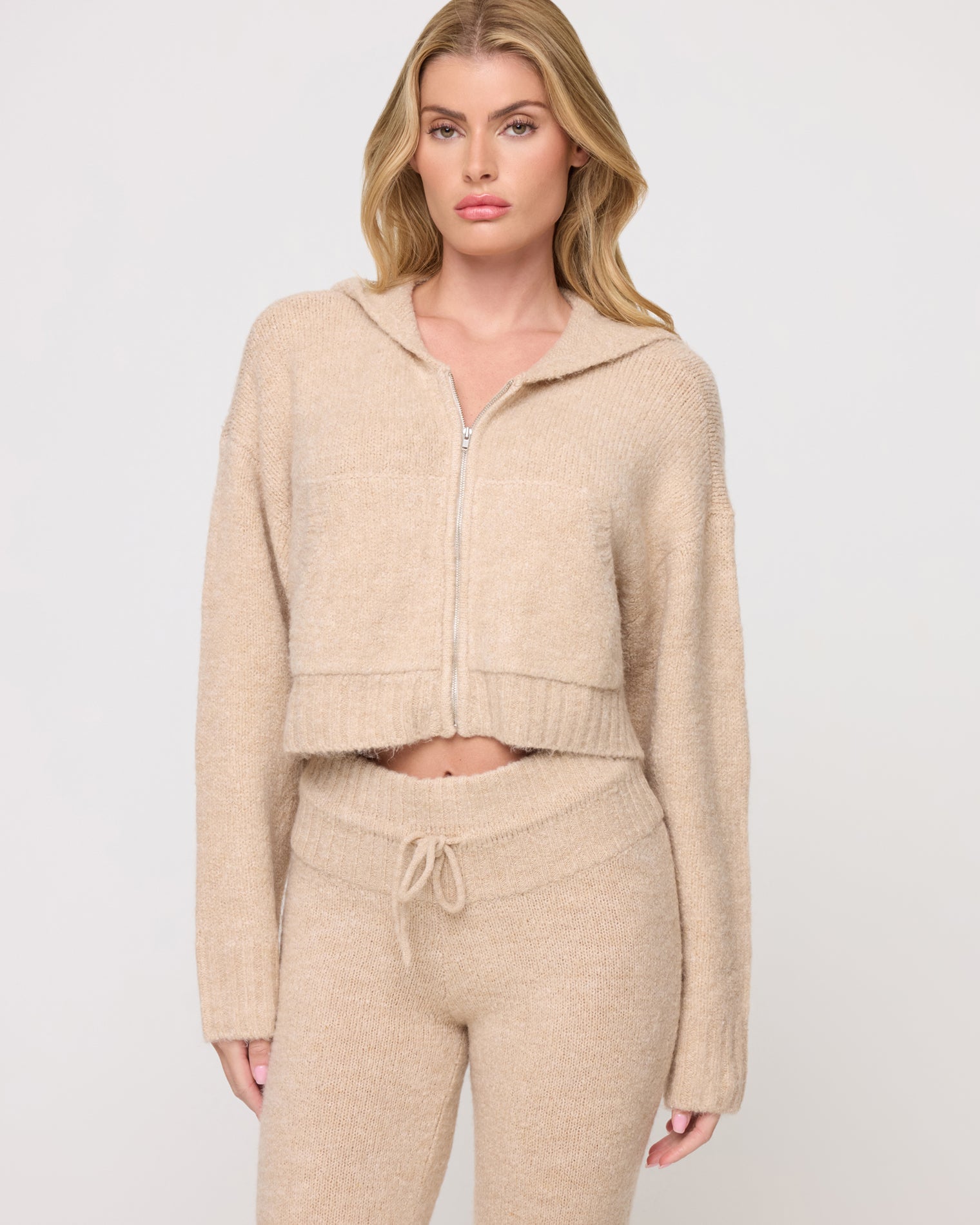 Jet Set Hoodie - Heather Oatmeal Jet Set Hoodie - Heather Oatmeal