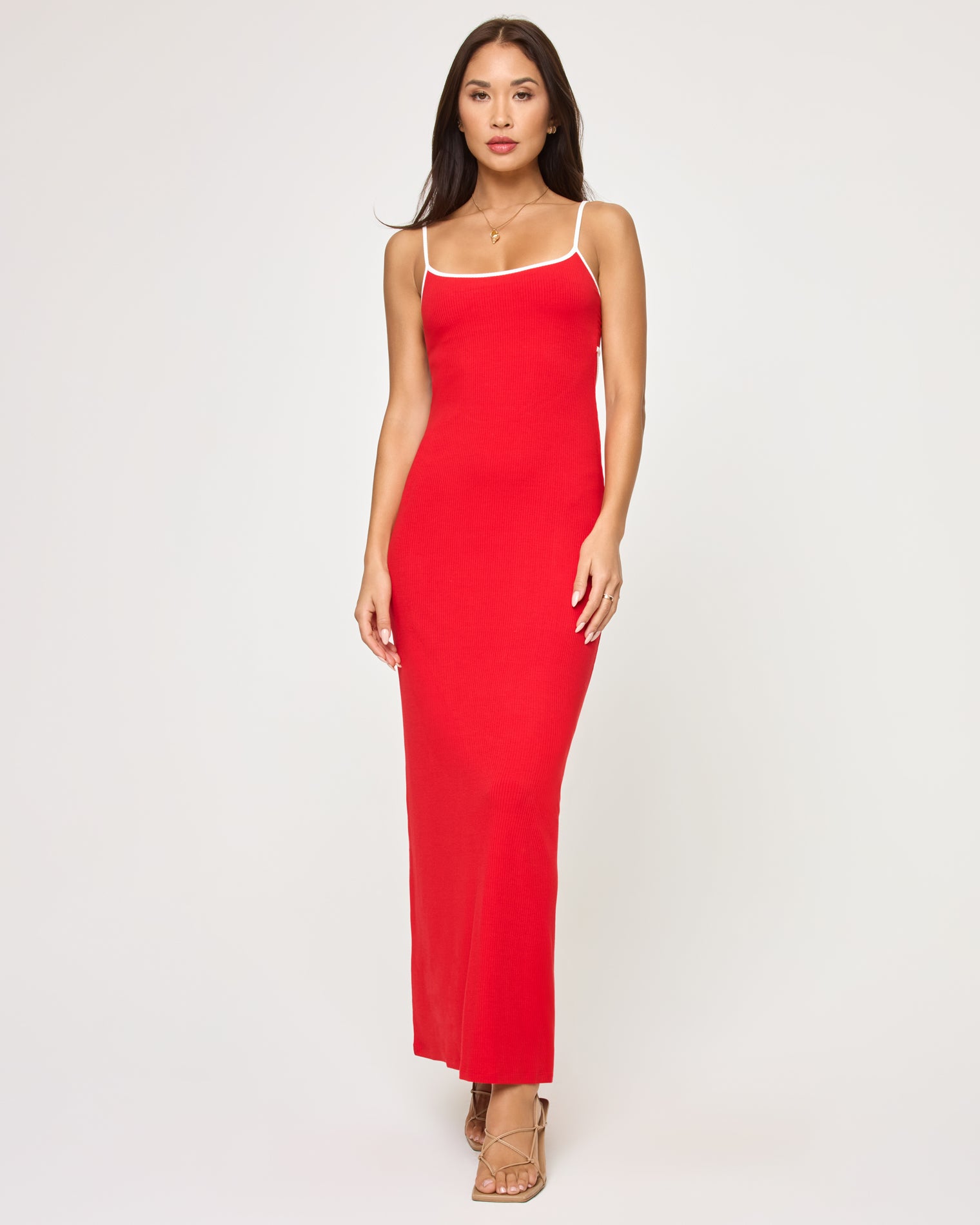 l space red dress L Space Nico Dress Cabernet