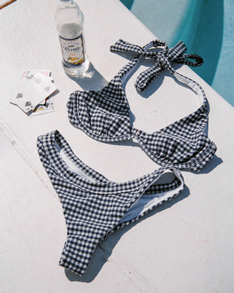 Dolce Bikini Bottom - Atta Girl Gingham