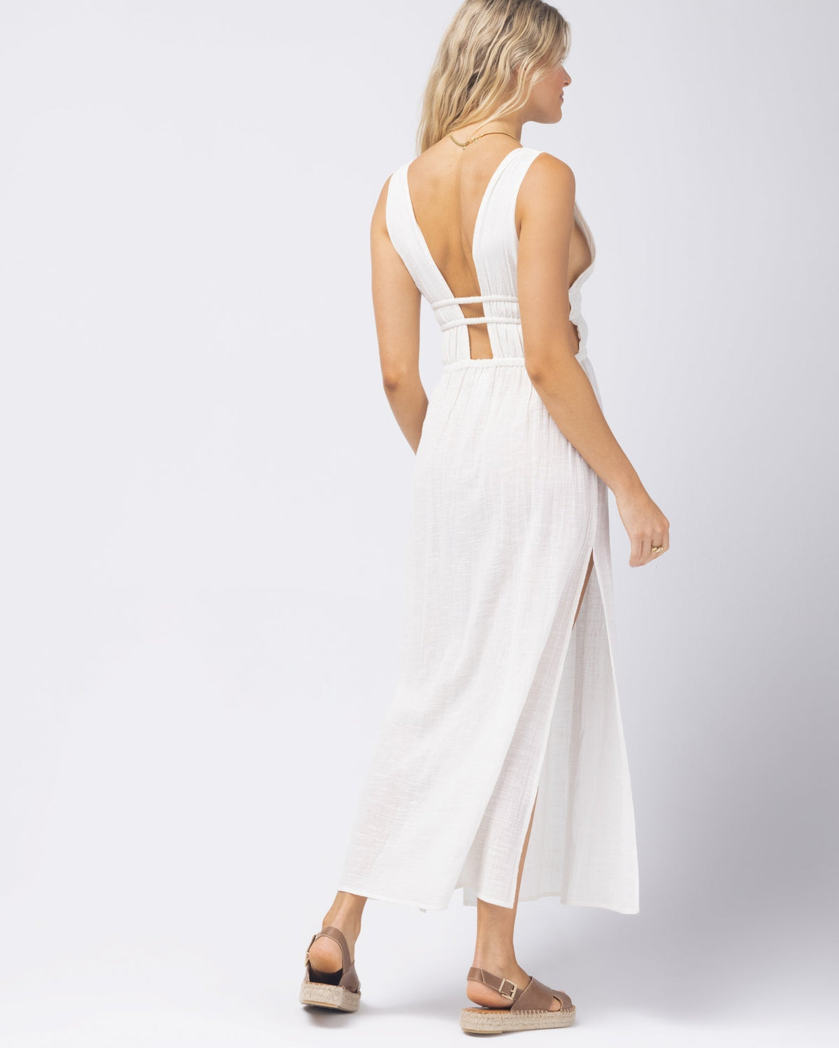 Kira Cover-Up - Cream Cream | Model: Abby (size: S)