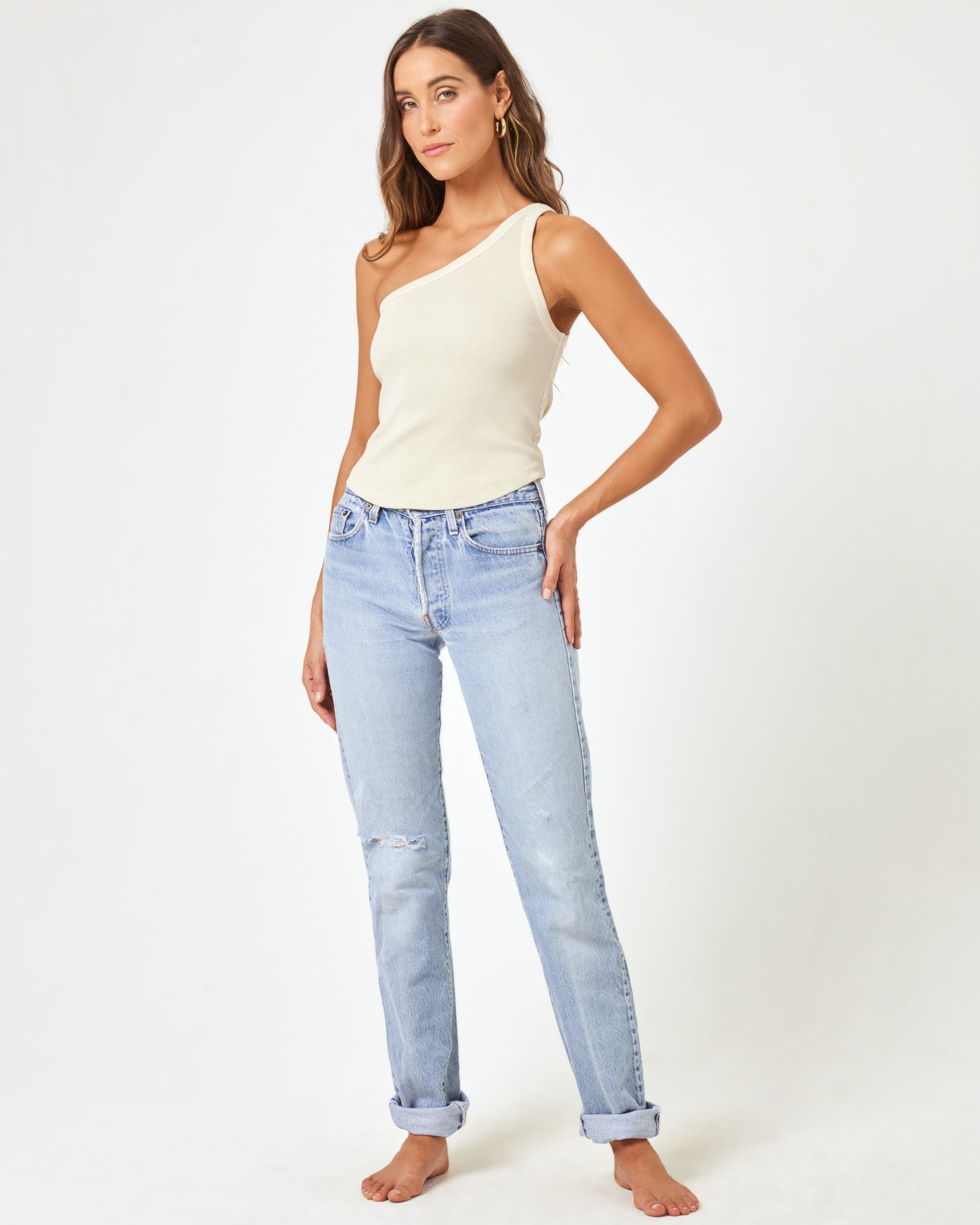 Kylie Tank - Bone Bone | Model: Anna (size: S)