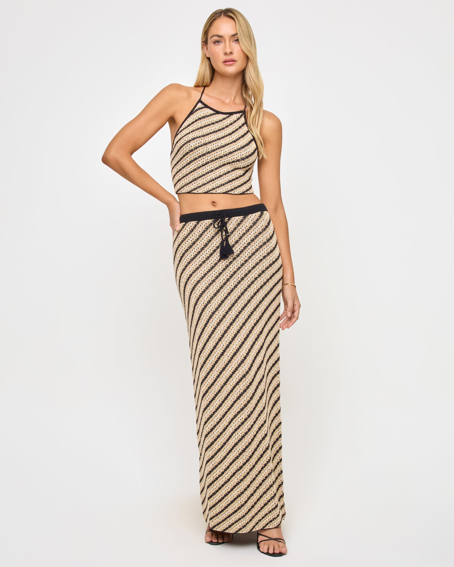 La Bianca Skirt - Tip the Scales Stripe La Bianca Skirt - Tip the Scales Stripe