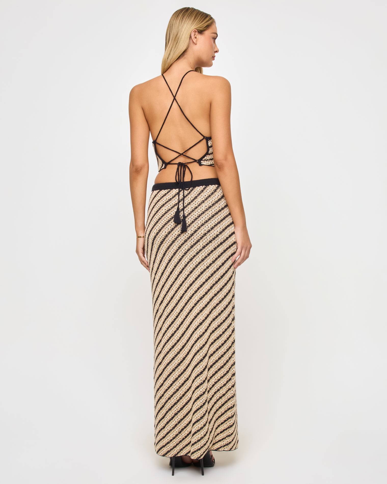 La Bianca Skirt - Tip the Scales Stripe