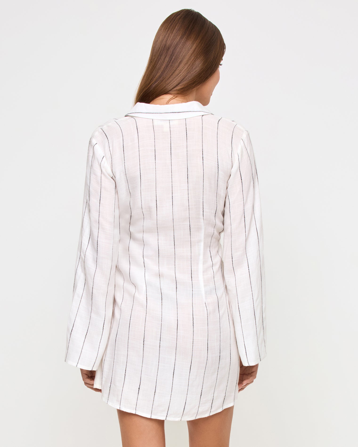 Las Palmas Dress - Fine Line Stripe Las Palmas Dress - Fine Line Stripe