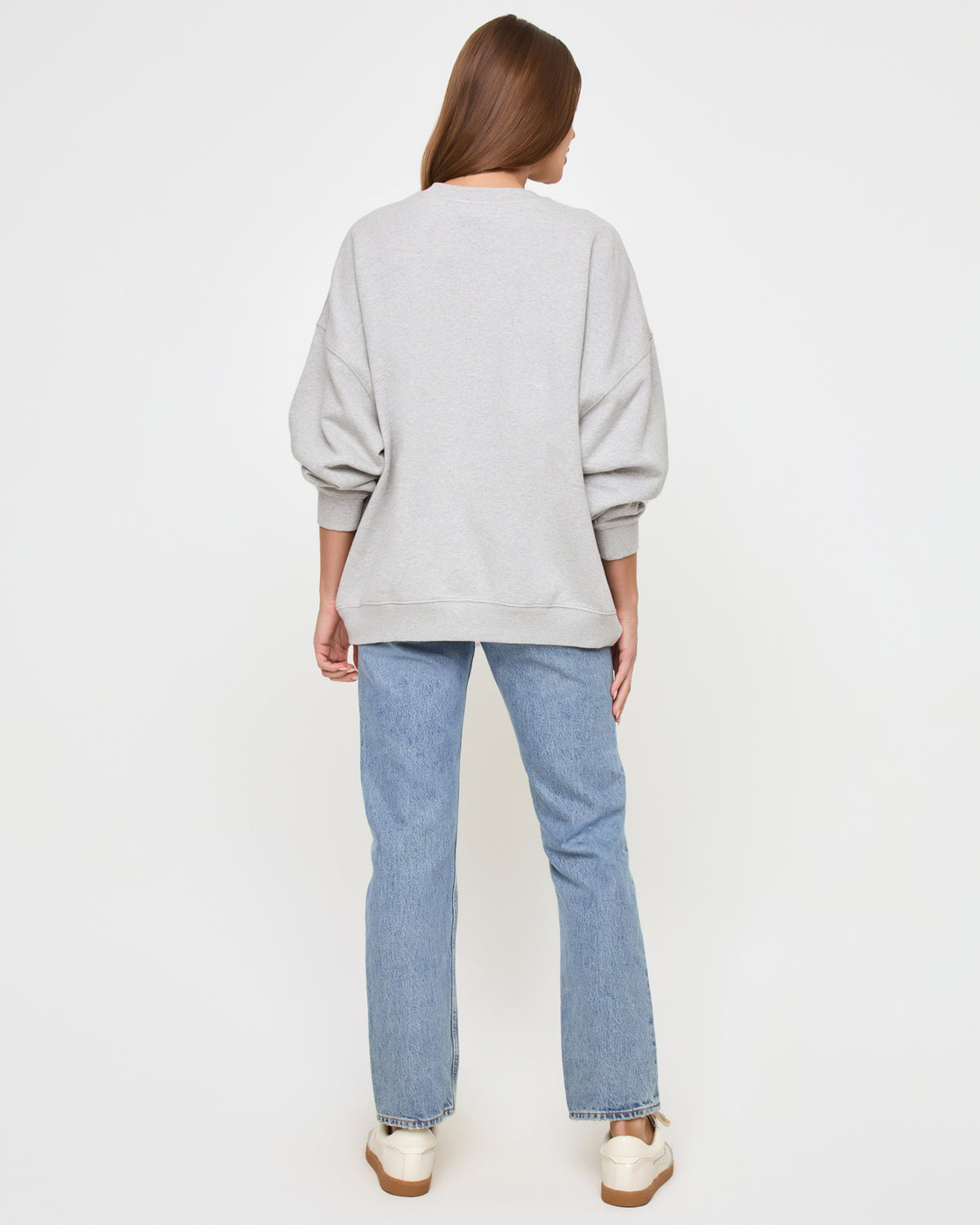 Legend Sweatshirt - Heather Grey Heather Grey | Model: Maitlynn (size: S) 